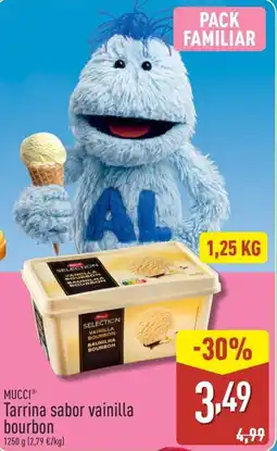 ALDI MUCCI Tarrina sabor vainilla bourbon oferta