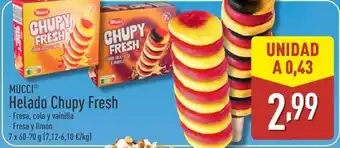 ALDI MUCCI Helado Chupy Fresh oferta