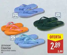 ALDI UP2FASHION Chanclas oferta