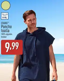 ALDI CRANE Poncho toalla oferta