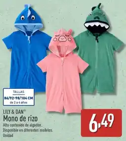ALDI LILY & DAN Mono de rizo oferta