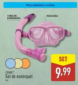 ALDI CRANE Set de esnórquel oferta