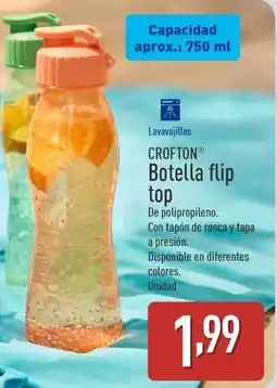 ALDI CROFTON Botella flip top oferta