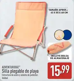 ALDI ADVENTURIDGE Silla plegable de playa oferta