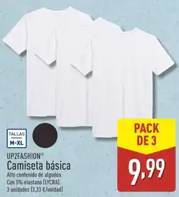 ALDI UP2FASHION Camiseta básica oferta
