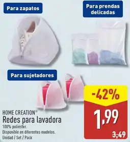 ALDI HOME CREATION Redes para lavadora oferta