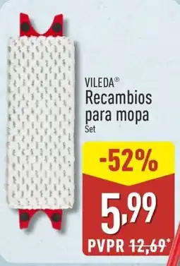ALDI VILEDA Recambios para mopa oferta