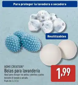 ALDI HOME CREATION Bolas para lavandería oferta