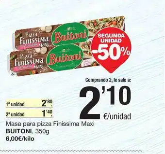 SPAR Fragadis Buitoni Masa Para Pizza Finissima Maxi oferta