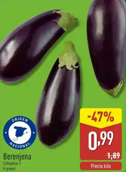 ALDI Berenjena oferta