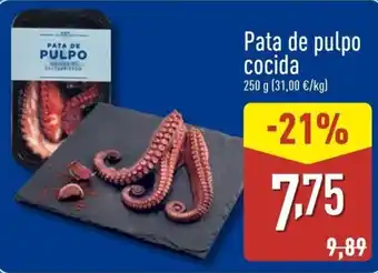 ALDI Pata de pulpo cocida oferta