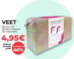 PrimaPrix VEET Neceser 20 Bandas Faciales+ 20 Corporales oferta