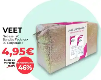 PrimaPrix VEET Neceser 20 Bandas Faciales+ 20 Corporales oferta