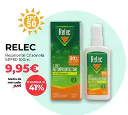 PrimaPrix RELEC Repelente Citronela SPF50 oferta