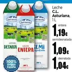 UNIDE Alimentación Central lechera asturiana - leche oferta