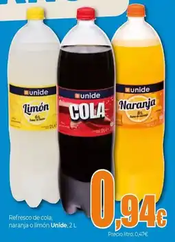 Unide Market Unide - refresco de cola naranja o limon oferta