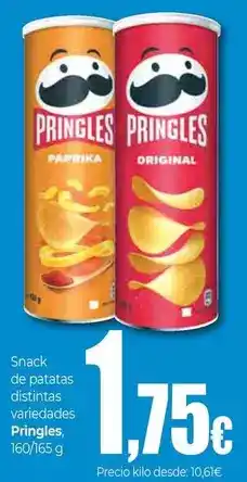 Unide Market Pringles - snack de patatas distintas oferta