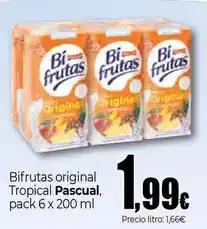 Unide Market Pascual - bifrutas original tropical oferta