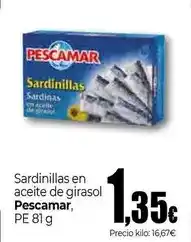 Unide Market Pescamar - sardinillas en aceite de girasol oferta