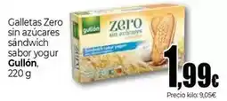 Unide Market Gullón - galletas zero sin azucares sandwich sabor yogur oferta