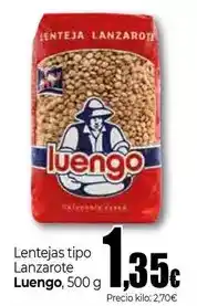 Unide Market Luengo - lentejas tipo lanzarote oferta