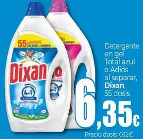Unide Market Dixan - detergente en gel total azul o adiós al separar oferta