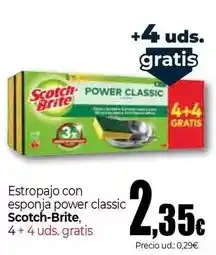 Unide Market Scotch brite - estropajo con esponja power classic oferta