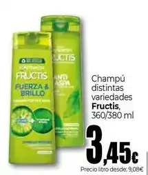Unide Market Fructis - champú oferta