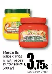 Unide Market Fructis - mascarilla adiós daños o nutri repair butter oferta