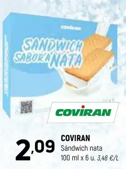 Coviran COVIRAN Sándwich nata oferta