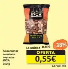 Economy Cash Inca - cacahuetes mondado tostados oferta