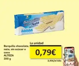 Economy Cash Alteza - barquillo chocolate nata, sin azucar o coco oferta