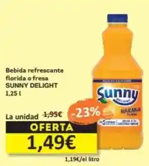 Economy Cash Sunny delight - bebida refrescante florida o fresa oferta