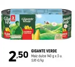 Coviran GIGANTE VERDE Maíz dulce oferta