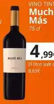 Maskom Supermercados Mucho mas - vino tinto oferta