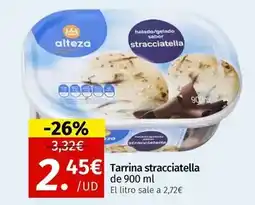 Maskom Supermercados Alteza - tarrina stracciatella oferta