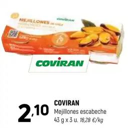Coviran COVIRAN Mejillones escabeche oferta