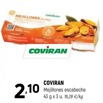Coviran COVIRAN Mejillones escabeche oferta