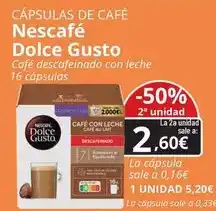 Maskom Supermercados Nescafé - capsulas de cafe dolce gusto oferta