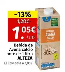 Maskom Supermercados Alteza - bebida de avena calcio bote de 1 litro oferta