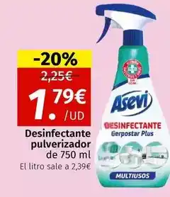Maskom Supermercados Asevi - desinfectante pulverizador oferta