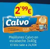 Maskom Supermercados Calvo - mejillones en escabeche oferta