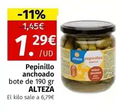 Maskom Supermercados Alteza - pepinillos anchoado oferta