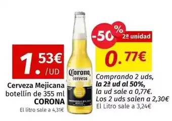Maskom Supermercados Corona - cerveza mejicana botellin oferta
