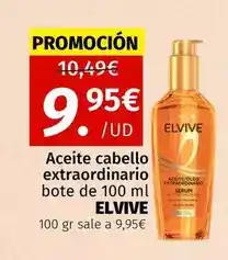Maskom Supermercados Elvive - aceite cabello extraordinario bote oferta