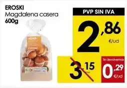 Eroski Eroski - magdalena casera oferta