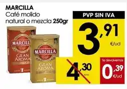 Eroski Marcilla - cafe molido natural o mezcla oferta