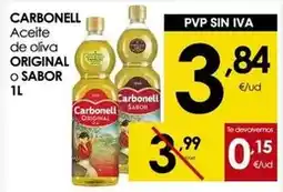 Eroski Carbonell - aceite de oliva original o sabor oferta