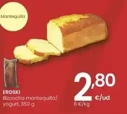 Eroski Eroski - bizocho mantequilla/yogurt oferta