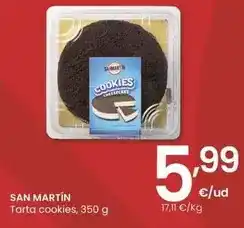 Eroski San martin - tarta cookies oferta